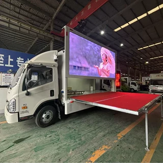 出口外贸 LED多媒体流动广告宣传车 无边框LED广告车