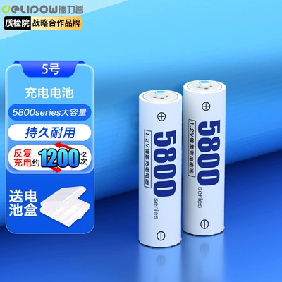 Hibrid akkumulyator batareyaları — No. 5 rechargeable battery large - no-5-5800-battery-2