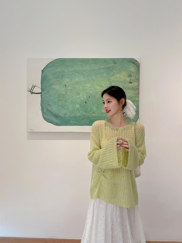 复古镂空钩花长袖针织衫2025秋季新款宽松薄款洋气休闲罩衫女chic|undefined