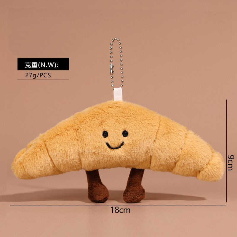 Croissant (gold bead chain style)