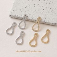 ��ɫ14K��ɫ���J����ʯˮ������diy����朶����������