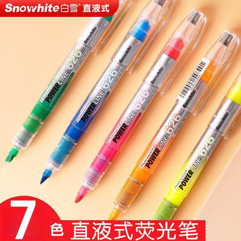 Direct liquid fluorescent marker 626 color fluorescent marker pen…