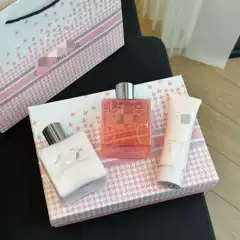 D's Floral Moisturizing Gift Set 3-Piece - Body Lotion 200ml + Hand Cream 50ml + Color-Changing Lip Balm 00