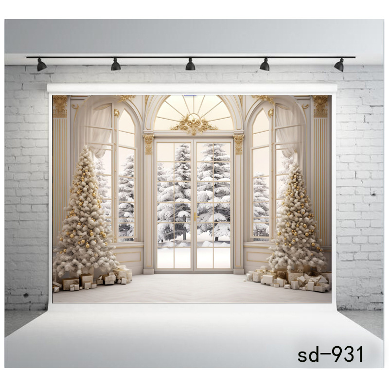 アマゾンの誕生日の背景の布の集まりは横断幕のクリスマスの暖炉の背景の幕の祝日の対聯を祝います。|undefined