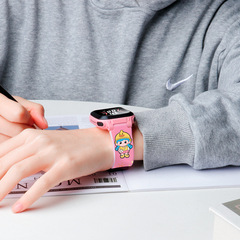 Suitable for Xiaotianzi phone watch Z1Z2Z3Z5Z6Z8Q1AQ2D2D3 magnetic buckle printed silicone strap