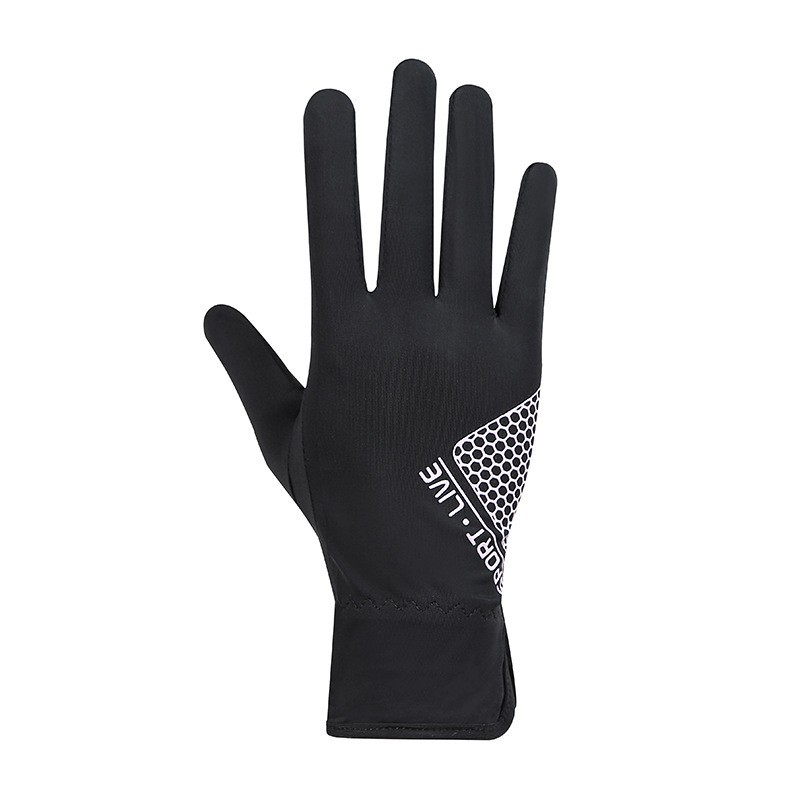 Guantes de protección solar para mujer verano al aire libre conducción deportiva protección solar fresco transpirable fino dedo completo guantes de pantalla táctil