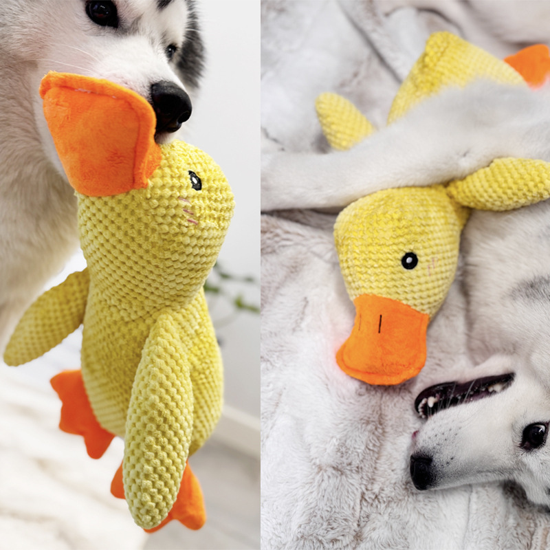 スポット卸売楽しいサウンド犬のおもちゃアサルトアヒルニンジン退屈を和らげるペットのぬいぐるみ|undefined