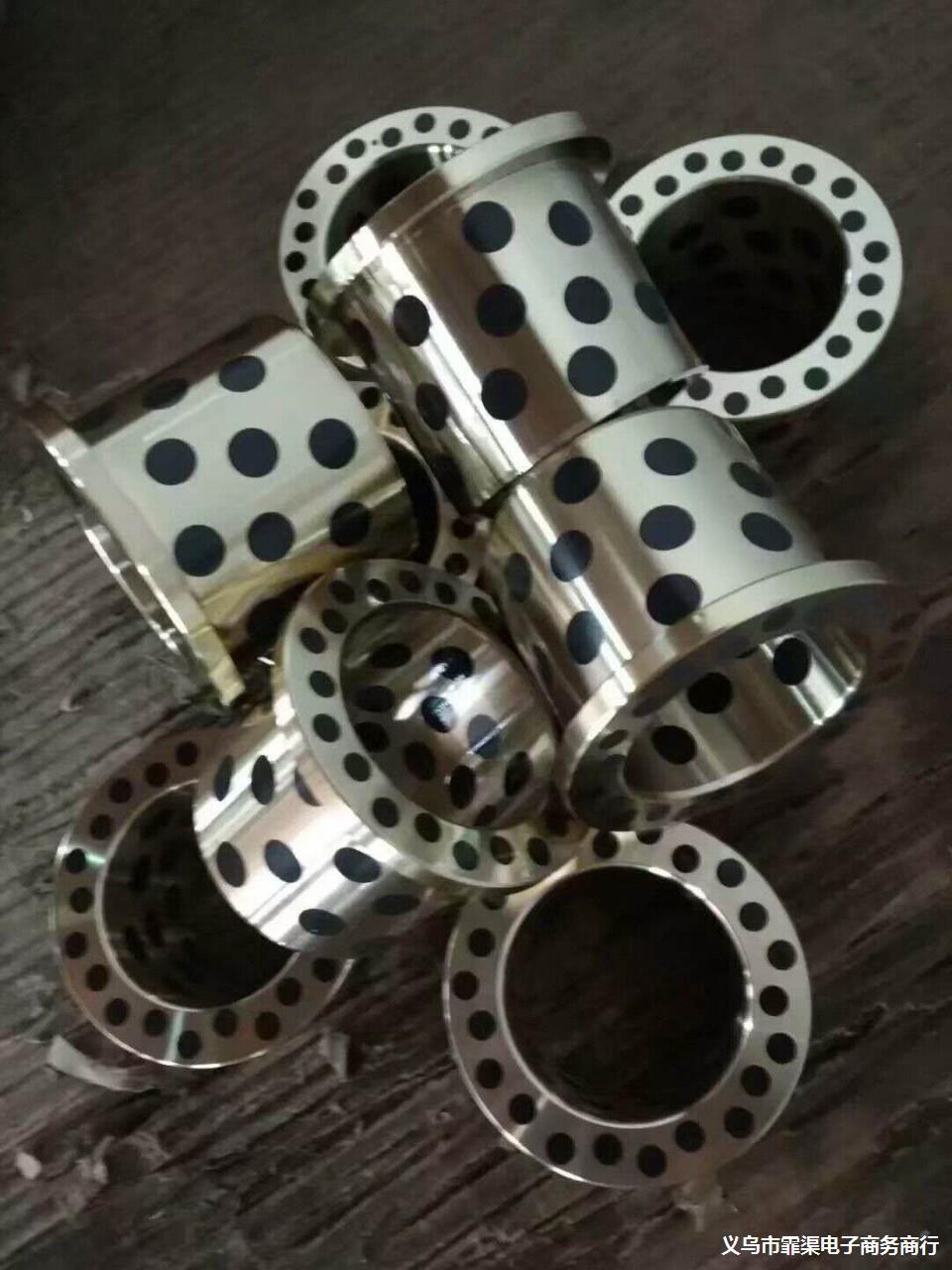 JDB自润滑石墨铜套叉车导套无油滑动轴承导套复合铜套铜衬套批发