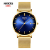 Fashionable swiss watch, waterproof calendar, ultra thin quartz men's watch, suitable for import