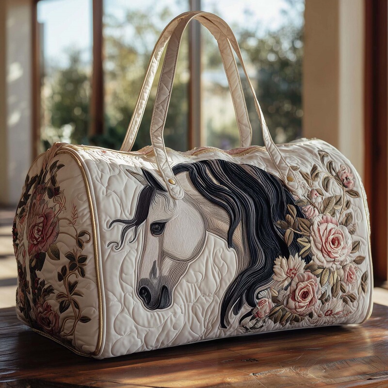 Cross-Border New Animal Horse Series Short-Distance Portable Digital Printed Travel Bag Multi-Functional Sports and Fitness Bag