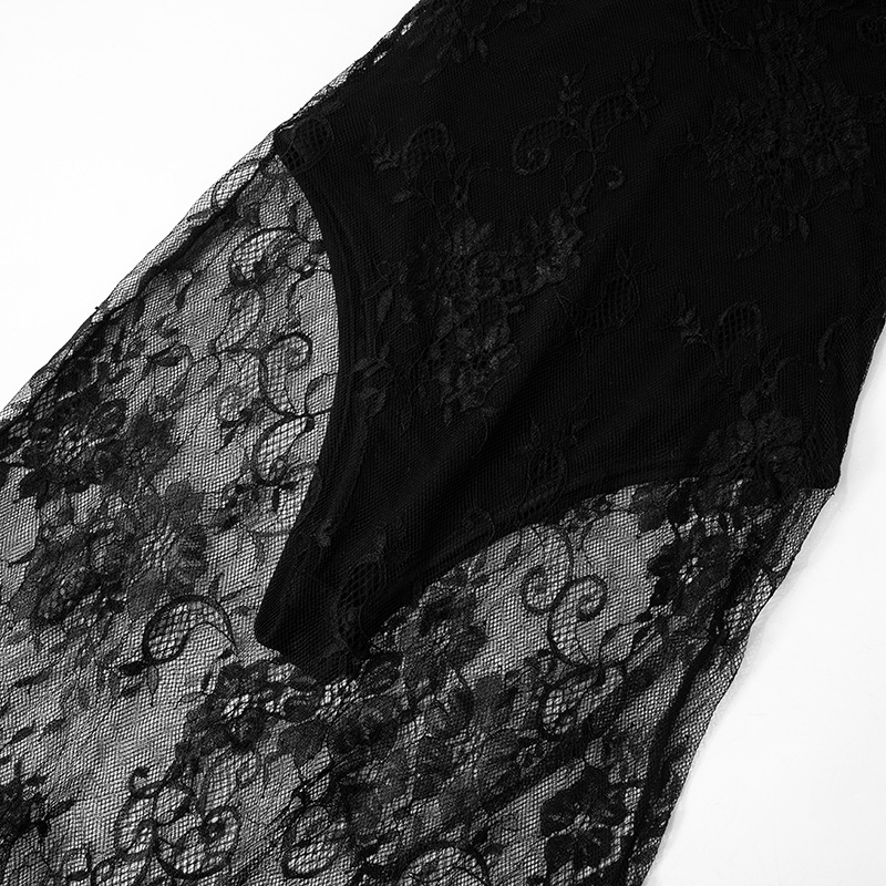 Women Clothing Deep V Plunge Lace Stitching Lining Base Sexy Dress 14 Women Clothing Deep V Plunge Lace Stitching Lining Base Sexy Dress