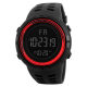 Factory Direct sales foreign trade Men's electronic watch large screen sports multi-function cold light student fashion online Red Watch