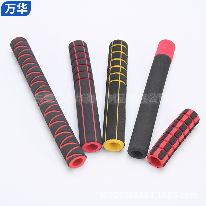 万华批发鱼竿登山棒nbr防滑橡塑把套EVA磨砂手把套跳绳滑板车手柄