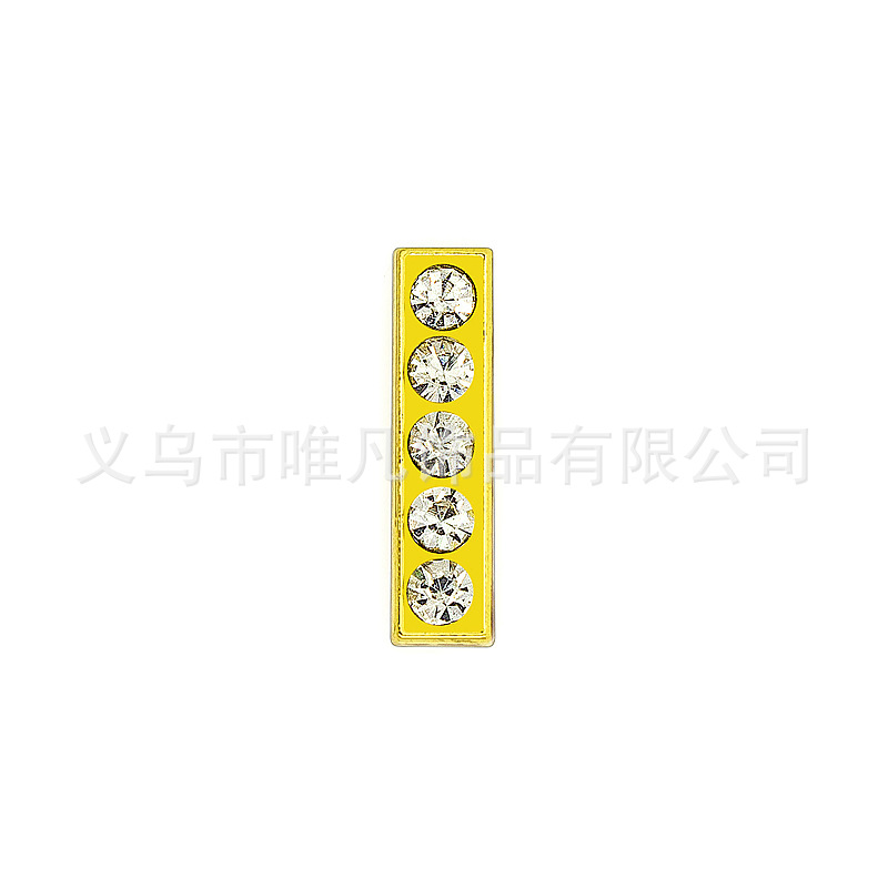 Gold diamond letter-i