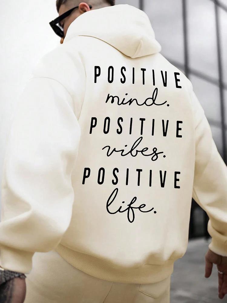 Autumn and Winter Fashion English Letter Printed Hoodie Cot