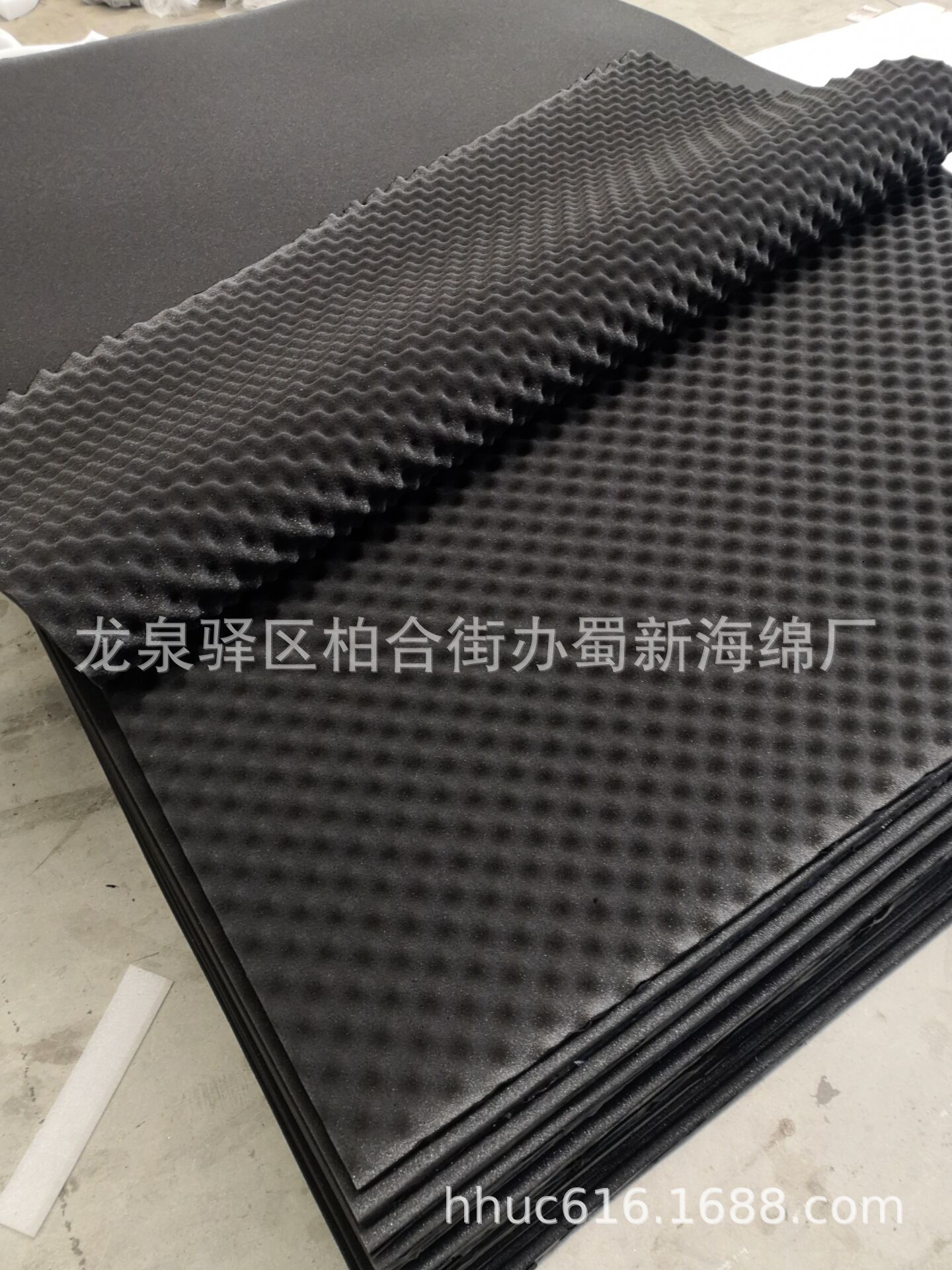 供应波浪防撞聚氨酯海绵/设备内静音凹凸海绵/录音棚吸音降噪海绵