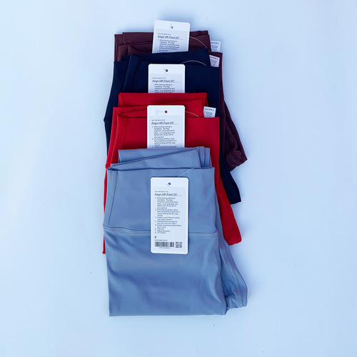 LULU yoga pants double-sided brushed Align nude high-waisted high-elastic peach-butt yoga pants breathable nine-point pants