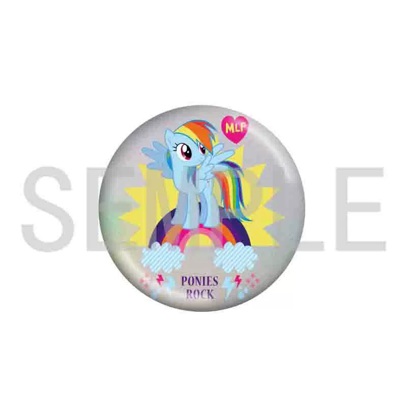 Старшая деталь Little Ma Bolly 75 Двойная вспышка Панель Значок Bad My Little Pony, Hyatt, Ziyue Yunbao Apple Jiaer