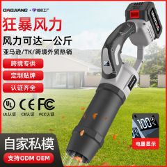 対外貿易の大出力の吹葉機はリチウム電気のドライヤーの送風機を持って充電式の家庭用のほこりを落として灰の暴風機を吹きます。