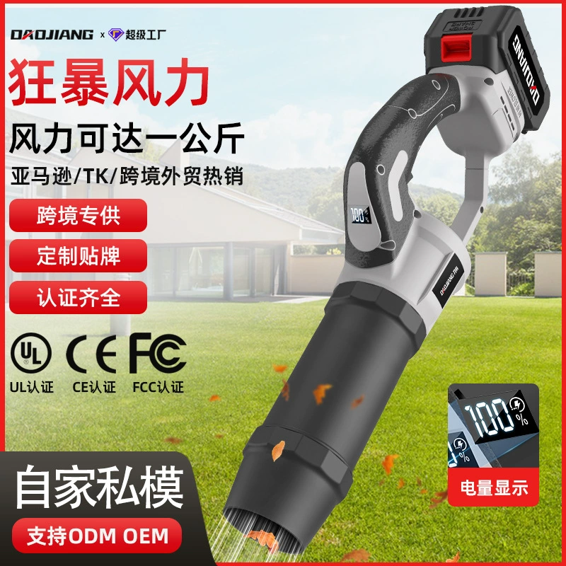 Внешняя торговля Мощный выдувной станок портативный литиевый фен воздуходувка зарядная бытовая пылеуловитель