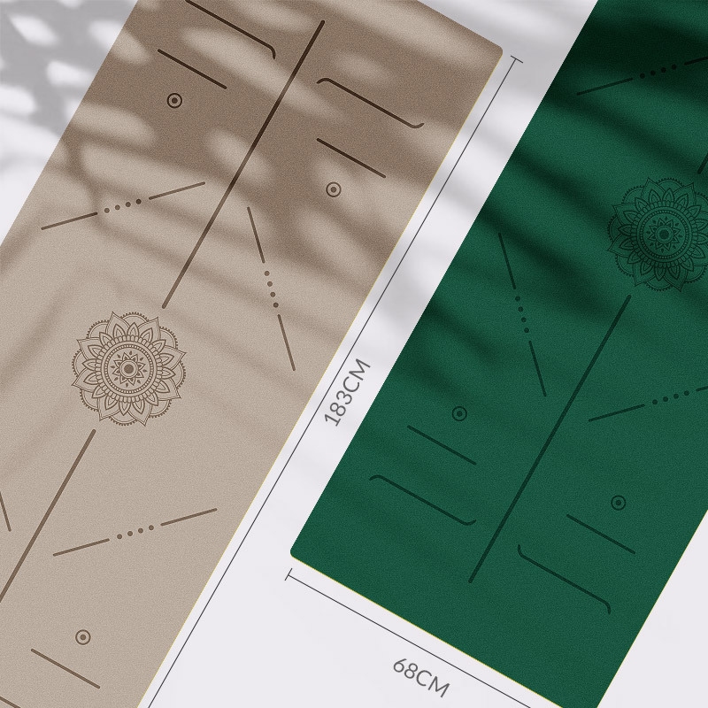 1.5mm ultra-thin coconut fiber genuine natural rubber pu non-slip portable Yoga Mat Sports Fitness Travel Mat