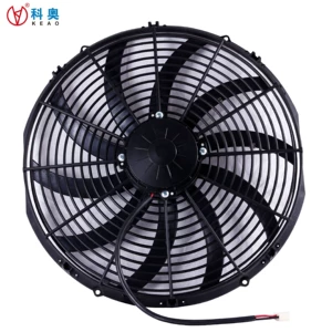 16 düym 80W 90W 120W universal avtomobil soyutma ultra-nazik elektron ventilyator
