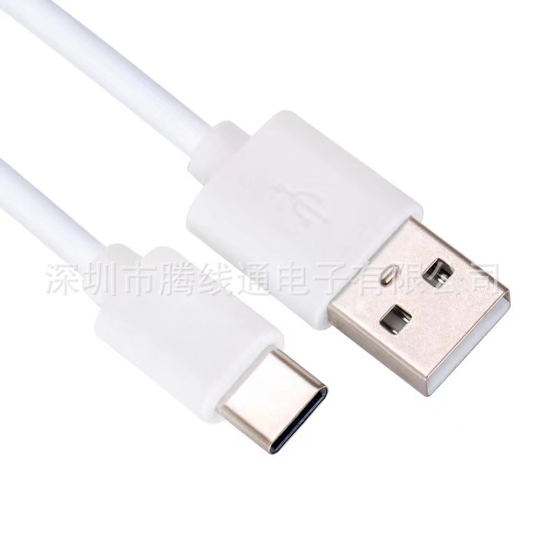 TYPE-C圆线手机充电线30CMtype-c接口快充充电线T-C蓝牙耳机配线