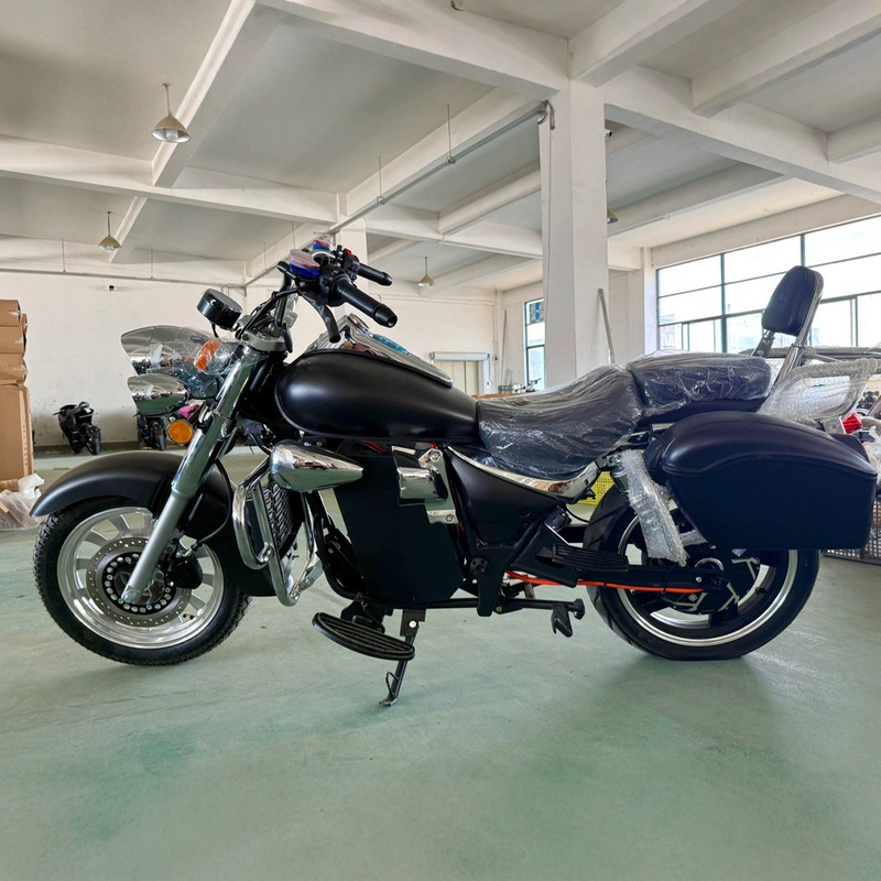 Storm Prince Cross-Border Retro Electric Scooter Two-Wheel Electric Motorcycle Adult High-Power Battery Scooter