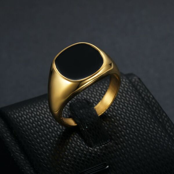 fashionable glossy ring stainless steel for men and women