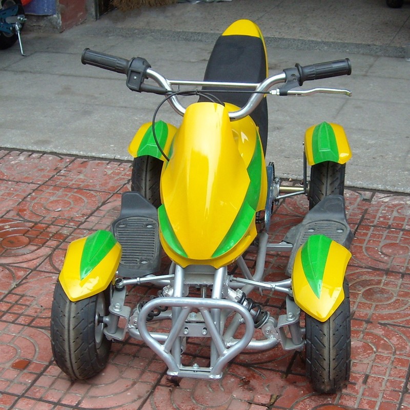 外贸出口跨境工厂生产儿童汽油49cc50cc摩托车全地形车四轮沙滩车