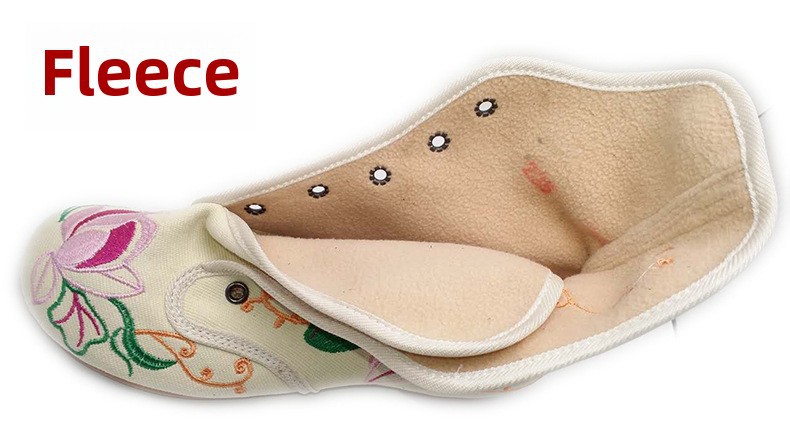 [Mandragora] Chinese Style Autumn and Winter New High Wedge Embroidered Cloth Boots Ethnic Style Oxford Bottom Women's Single Boots_voghion.com