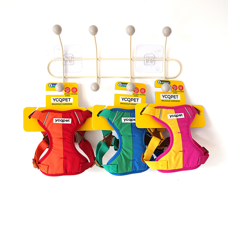 Reflektierende Weste für kleine Hunde, Hundegeschirr, Leine_voghion.com