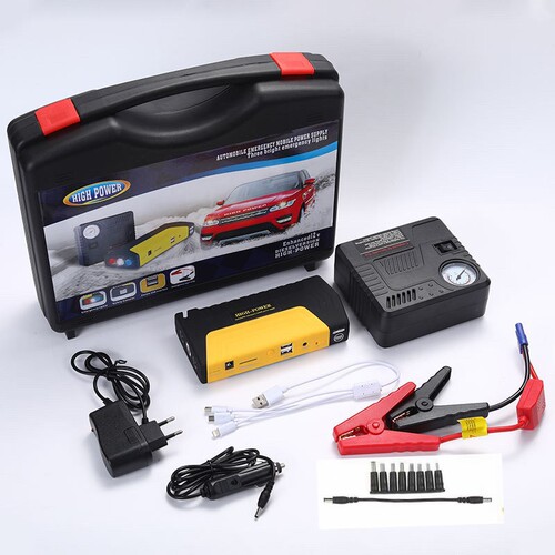 Source Car Emergency Starting Power Supply 12V Portable Power Bank Large Capacity Car Battery Rescue Ignition Jump Starter