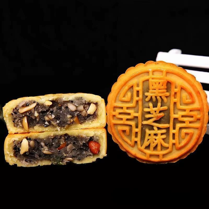 100g Cantonese Moon Cake Old Five Nut Moon Cake Old Mid-Autumn Five Nut Moon Cake Bulk Pure Handmade Multi-flavor
