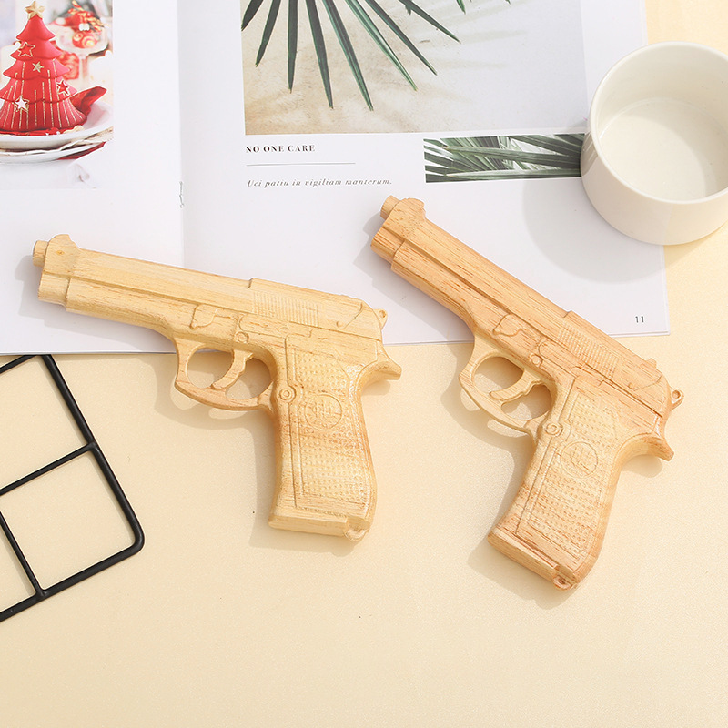 オークレリーフピストル木製工芸品実木彫刻模型舞台ショー子供玩具メーカー直販|undefined
