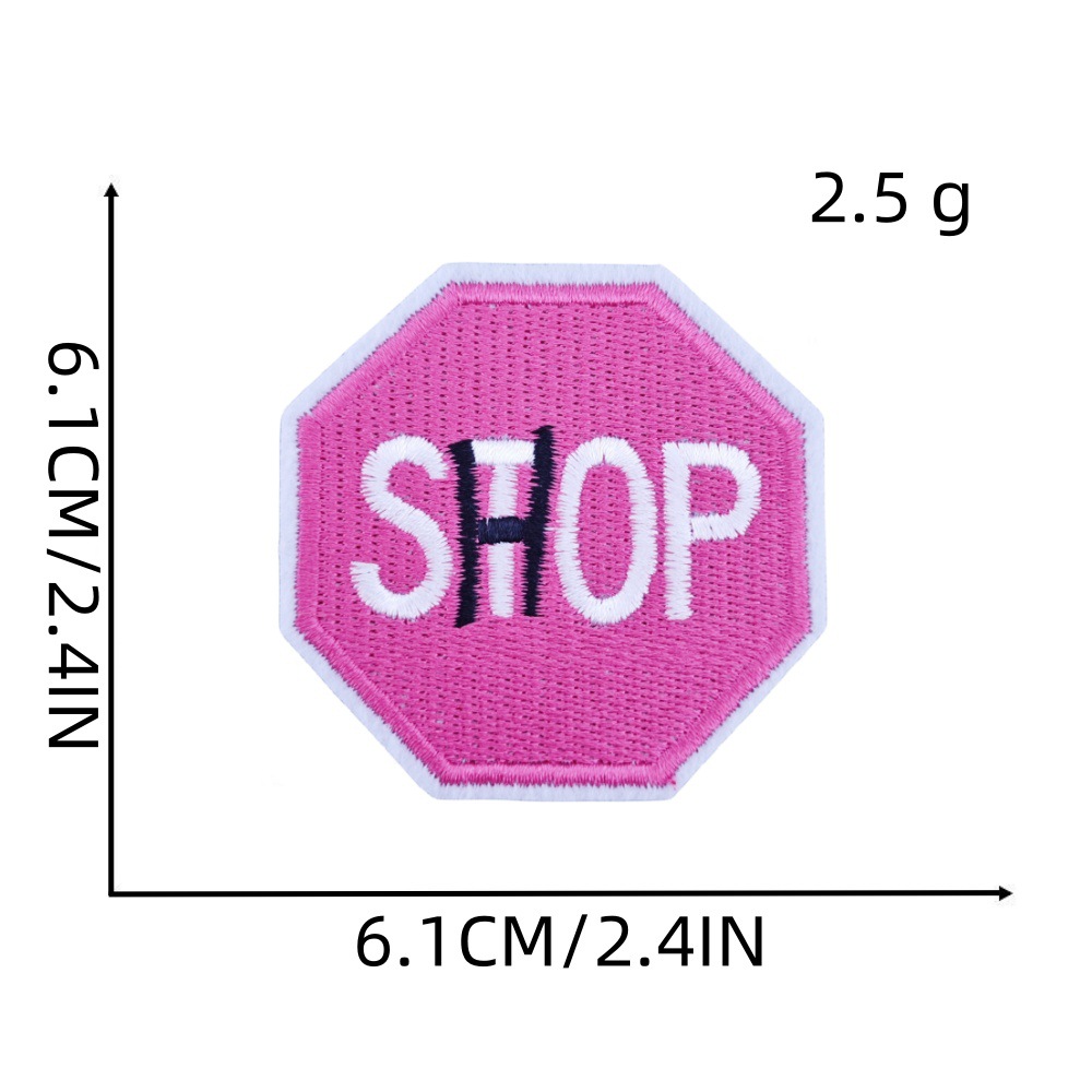 3g Weight Clothing Sticker Patches Classification 1 Piece, 1 Set Quantity Nonwoven, Polyester Material Animal, Letter Pattern Cute Style 1 Piece 1 Set Cute Animal Letter Nonwoven Polyester Clothing Sticker Patches 6