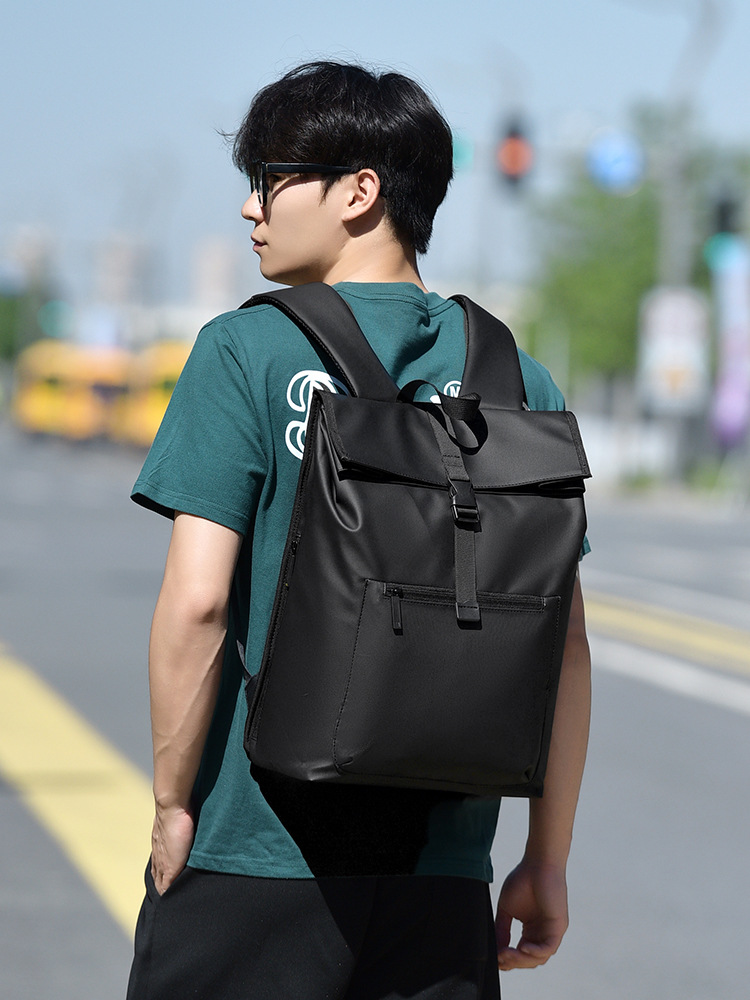 Nueva moda, mochila leve y de alto valor, mochila multifuncional de alta capacidad para hombres, mochila para computadoras de 15,6 pulgadas
