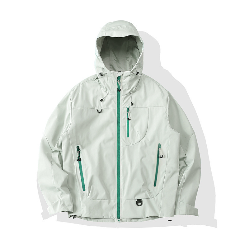 空山雨冲锋衣女户外硬壳防风防水机能轻量外套春秋男连帽登山服冬|undefined