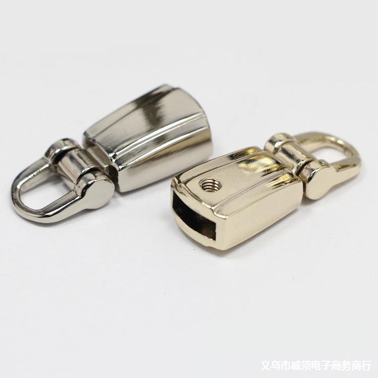 厂家批发锌合金皮条吊钟流苏挂件扣5号双节活动吊饰金属拉牌