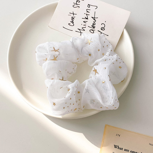 Headband, high-end and exquisite, Korean-style large intestine hair tie, Korean high-elastic hair rope, ladies' headband, Internet celebrity hair accessories, fashionable