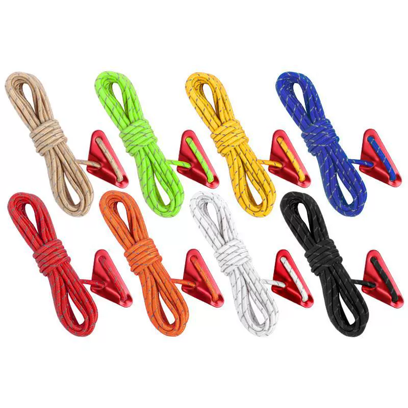 Открытый кемпинг ветрозащитный набор толстый 4 мм светоотражающие канаты