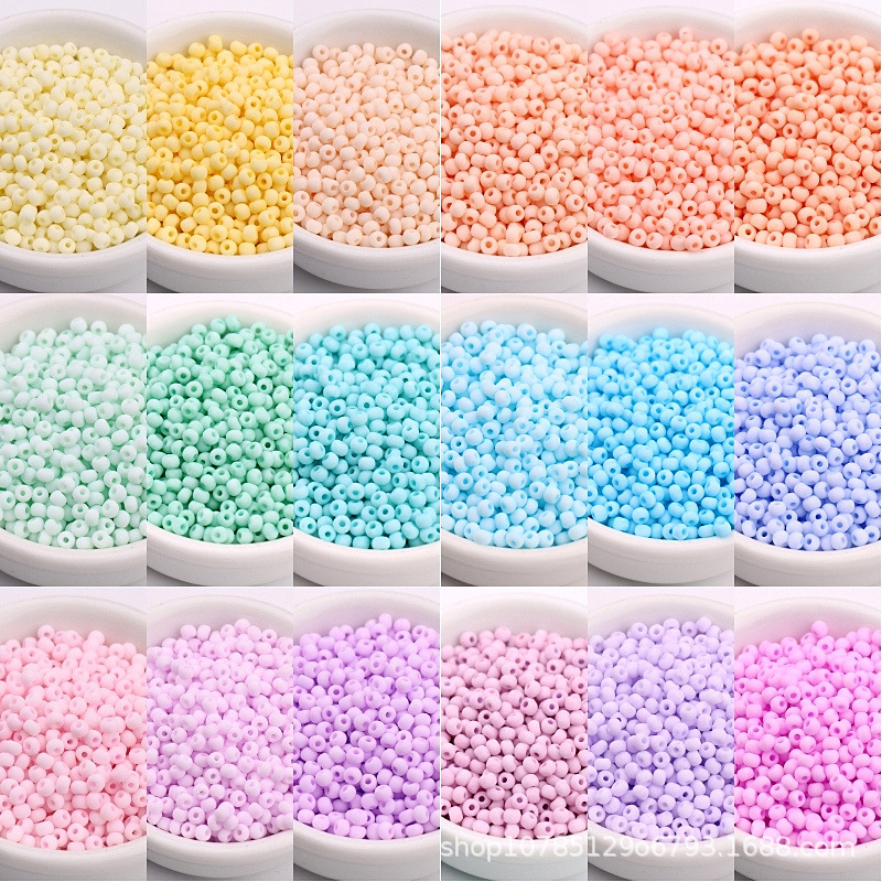 2/3/4mm Imitation Czech Macaron Solid Color Frosted Glass Seed Beads DIY Jewelry Bracelet Round Beads Loose Beads 2/3/4mm Imitation Czech Macaron Solid Color Frosted Glass Seed Beads DIY Jewelry Bracelet Round Beads Loose Beads