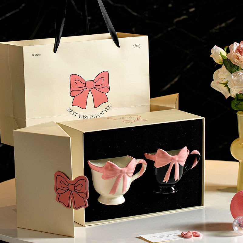 Tazas de café de alta calidad, tazas retro, regalos de bodas para chicas, regalos de compañía, tazas de agua, cajas de regalo