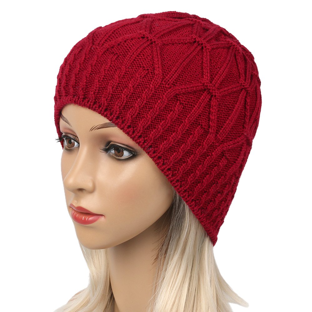 Gebreide muts voor dames warme wintermuts voor herfst_voghion.com