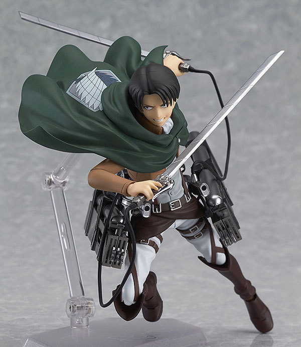 动漫 figma 进击的巨人 三笠203#  艾伦207#  兵长213# 盒装手办