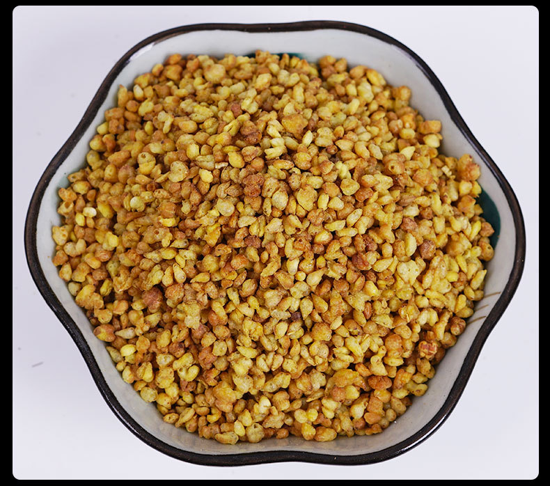 Tartary Buckwheat Tea (Fagopyrum tataricum) — Liangshan Yellow Ku Qiao Herbal Tea, Whole-Grain Puffed preparation