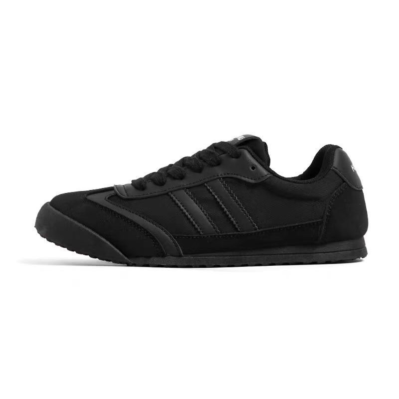 Comercio exterior negro entrenamiento alemán zapatos deportivos mujeres otoño nuevo cordón plano zapatos casuales estudiantes callejero zapatos Gump