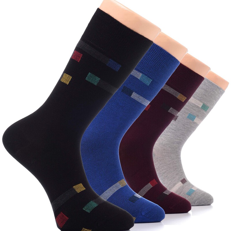 Cross-border custom business men's suit dress shoes socks autumn and winter bamboo fiber gift socks wholesale men Cross-border custom business men's suit dress shoes socks autumn and winter bamboo fiber gift socks wholesale men