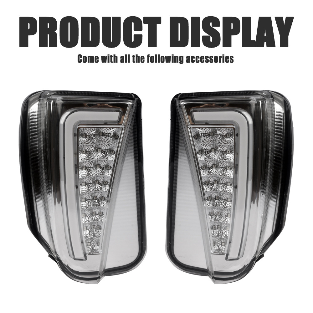 Aplicable a Toyota 12 / 13 / 14 Prius conjunto de lámpara de niebla delantera modificado LED luz de conducción diurna luz parachoques