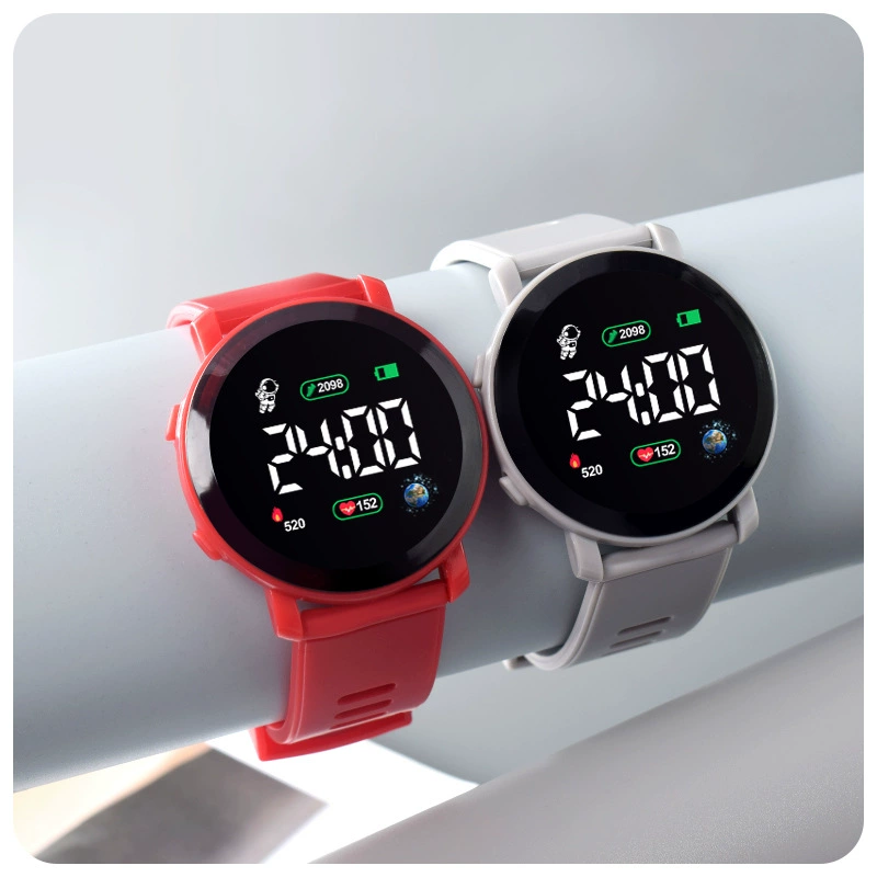 Children's Digital Travel Watch — Waterproof, Silicone Strap, Time & Date Display (Multiple Colors)